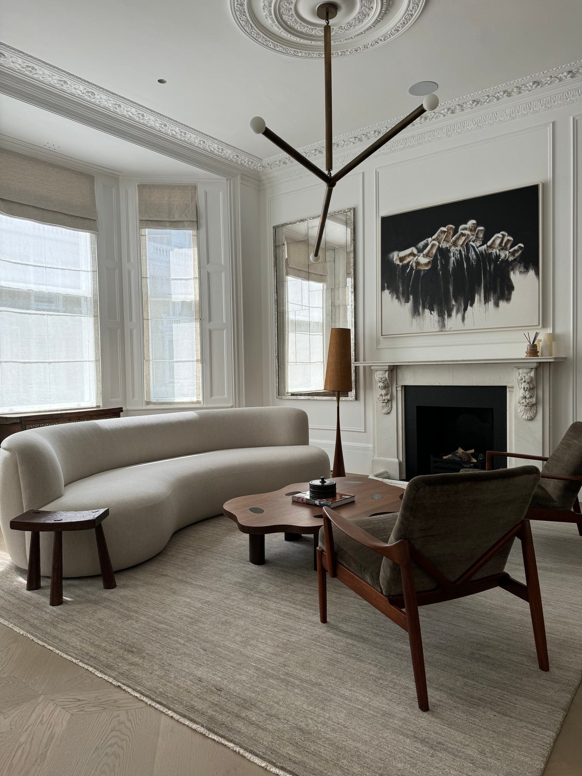 Kensington Townhouse — drawing room — interior by ALJ Studio