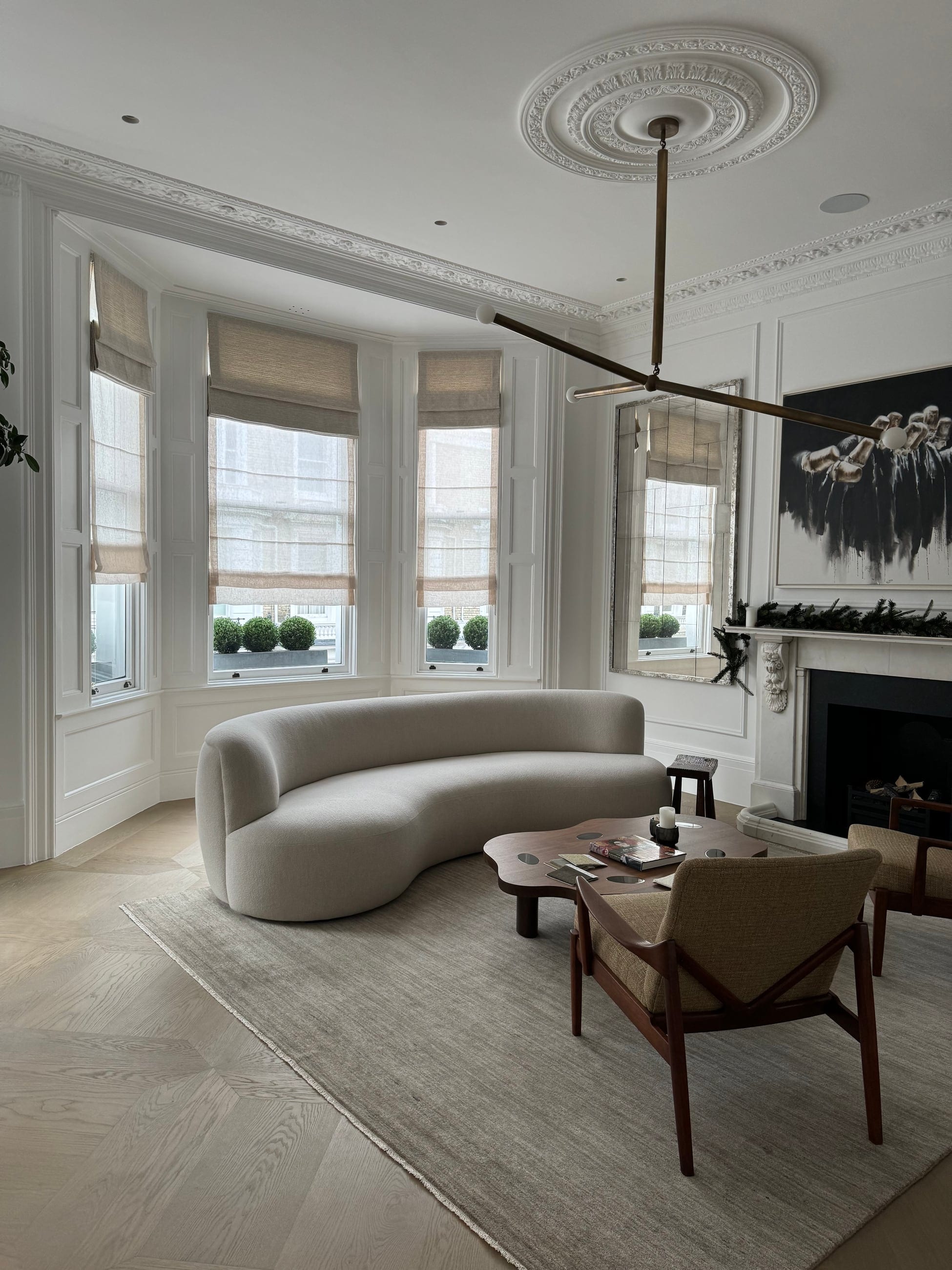 Kensington Townhouse — drawing room — interior by ALJ Studio